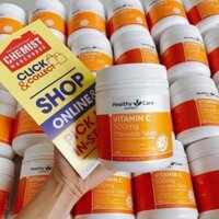 VIÊN NHAI MỀM BỔ SUNG VITAMIN C HEALTHY CARE CỦA ÚC DATE 2025