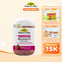 Viên Nhai Nature’s Way Adult Vita Gummies Women’s Multivitamin Bổ Sung Vitamin Và Khoáng Chất Cho Phụ Nữ Trưởng Thành