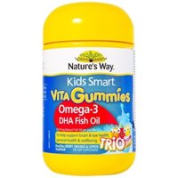 Viên Nhai Nature's Way Kids Smart Vita Gummies Omega-3 DHA Fish Oil 120 Viên