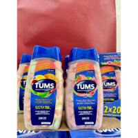 Viên nhai ngâm tums 200 viên