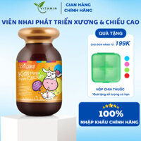 Viên nhai SpringLeaf Kids Mega Milky Calcium giúp phát triển xương và chiều cao 60 viên