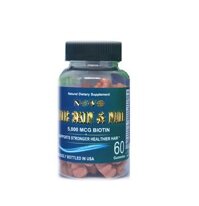 Viên nhai tốt cho tóc, móng và da Novo Hair Skin & Nail 5000MCG Biotin