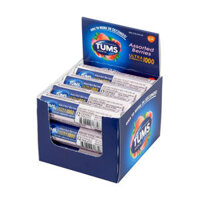Viên nhai trị đau bao tử Tums Assorted Berries 12-12 Count tổng 144 viên của Mỹ