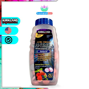 Viên nhai trị đau dạ dày Kirkland Ultra Strength Antacid 265 viên