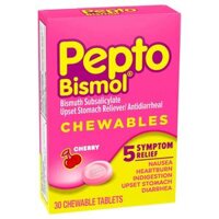 Viên nhai trị tiêu hóa dạ dày pepto bismol chewables 30 viên của Mỹ