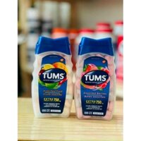 VIÊN NHAI TUMS dạ dày, hỗ trợ tiêu hóa, đầy hơi ANTACID 750MG 100 VIÊN