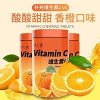 Viên nhai Vitamin c 1.000 viên vc làm trắng ánh sáng s Vitamin c viên nhai 1.000 viên vc làm trắng đốm sủi bọt Người lớn Trẻ em Thái Lan Đồ ăn nhẹ miễn dịch Kẹo cứng 7.6