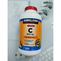 Viên nhai vitamin C 500mg Kirkland Signature tăng đề kháng, sáng da ngừa mụn hộp 500 viên quà tặng mẹ