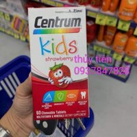 Viên nhai vitamin centrum kids strawberry