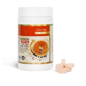 Viên nhai Vitatree Vitamin C 1000 mg with Zinc 100 viên