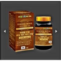Viên nhọng Tinh dầu royal(red pine oil) tinh dầu thông đỏ Hàn Quốc hộp 30 viên