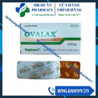 Viên Nhuận Tràng Ovalax Traphaco (Hộp 10 vỉ x 10 viên) – Thuốc điều trị táo bón, chuẩn bị X-quang đại tràng