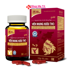 Viên nhung hươu TW3 giúp tăng cường sinh lực bồi bổ khí huyết