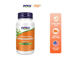 Viên Now Ashwagandha 450mg | Standardized Extract nhập khẩu Mỹ cải thiện khả năng sinh lý, hỗ trợ sức khỏe toàn diện