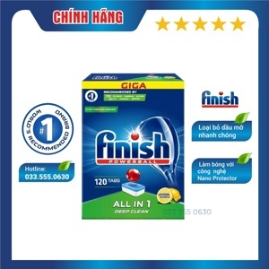 Viên rửa bát finish 120 viên đức