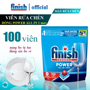 Viên rửa bát Finish All In 1 FVAT100LM 100 viên