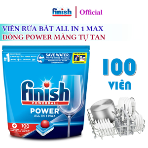 Viên rửa bát Finish All In 1 FVAT100LM 100 viên