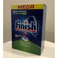 Viên rửa bát Finish All in 1 hộp 100 viên - 6in1 - CAO CẤP HƠN VIÊN CLASSIC