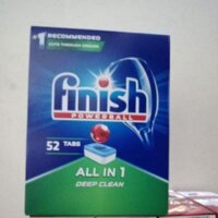 Viên rửa bát Finish all-in1 hộp 52 viên loại viên to Đức