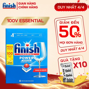 Viên rửa bát Finish Classic 100 viên/hộp