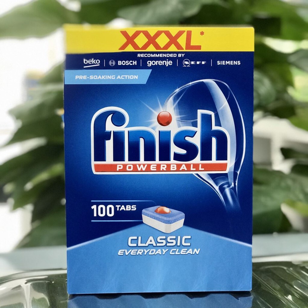 Viên rửa bát Finish Classic 100 viên/hộp