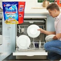 Viên rửa bát Finish -Có sức mạnh tẩy sạch chất dầu mỡ và thức ăn thừa bám trên chén đĩa