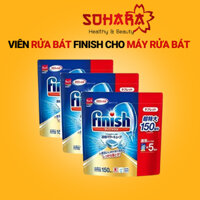 Viên rửa bát Finish dành cho máy rửa bát Nhật Bản 150 viên