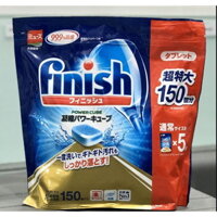 Viên rửa bát Finish Nhật bản 150 viên - Viên finish power cube 150v dùng cho máy rửa bát chén loại nhỏ từ 6 - 8 - 9 -10 bộ bát đĩa - 150V finish nhật