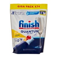 Viên rửa bát Finish Powerball Quantum All in 1 – Hương chanh