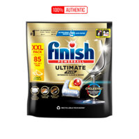 Viên Rửa Bát Finish Powerball ULTIMATE Plus 85 Viên Hương Chanh Tươi Mát