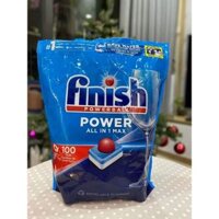 Viên Rửa Bát Finish Powerball 100 Viên cao cấp+ Tặng  viên rửa bát