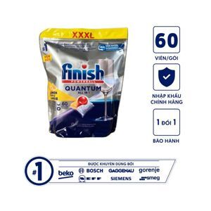 Viên rửa bát finish quantum 60 viên made in eu