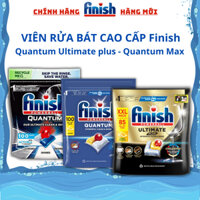 Viên rửa bát Finish quantum Max Finish Ultimate 100 85 60 viên cao cấp đủ loại dùng cho máy rửa chén bát