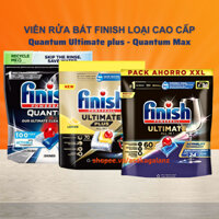 Viên rửa bát Finish Quantum Max Ultimate 100 Viên/ Túi [ Cao cấp - Rửa cực mạnh]