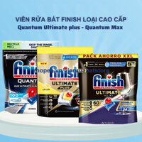 Viên rửa bát Finish Quantum Max Ultimate 100 Viên/ Túi [ Cao cấp - Rửa cực mạnh]