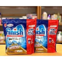 Viên rửa bát Finish (túi 150 viên) dành cho máy rửa bát - hàng Nhật Bản