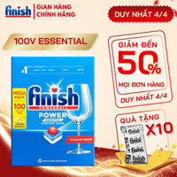 Viên Rửa Bát Hương Chanh Finish Essential 100 viên - Finish Powerball Power Essential