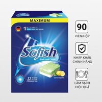 Viên rửa bát Sofish maximum 90 viên