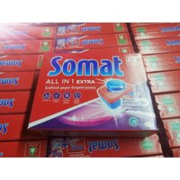 Viên rửa bát Somat All in one cho máy 25v