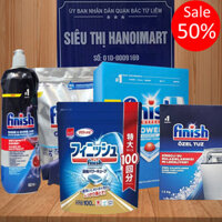 viên rửa chén bát finish 100 viên nhật, 90V finish classic all in one dùng cho máy,muối bột bóng nhập khẩu