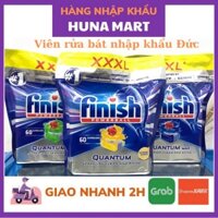 Viên rửa chén bát Finish Quantum 60 viên - Đức