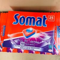 Viên rửa chén bát SOMAT cho máy rửa bát - hộp 25 viên