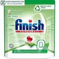 Viên rửa chén Finish Powerball 0% 70 viên