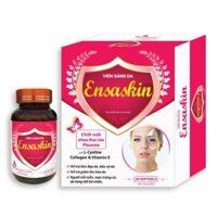 Viên Sáng Da Ensaskin Chiết Xuất Nhau Thai Cừu Hộp 30 Viên