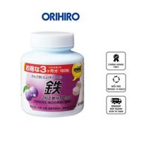 Viên sắt acid folic Orihiro Most Chewable Iron Nhật Bản