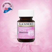 Viên sắt bầu (30v) ngăn ngừa thiếu máu, không gây táo bón cho mẹ bầu và mẹ sau sinh Blackmores Pregnancy Iron, Úc