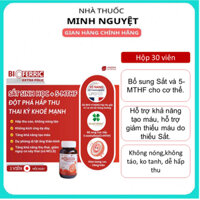 Viên sắt Bioferric Extra Folic - Viên nang mềm - CTCP VNGPV - Bổ sung sắt và acid folic