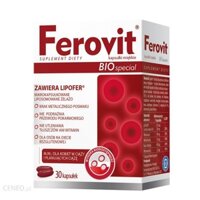 Viên sắt, bổ máu Ferovit Bio Special (hộp 30 viên)