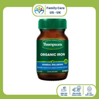 Viên sắt bổ máu Thompson’s Organic Iron 30 viên