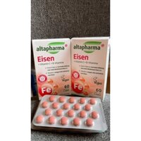 VIÊN SẮT BỔ SUNG SẮT Altapharma Eisen